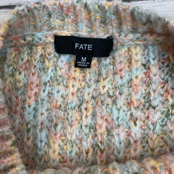 Fate Multi-Colored Rainbow Knit Sweater - Picture 9 of 12